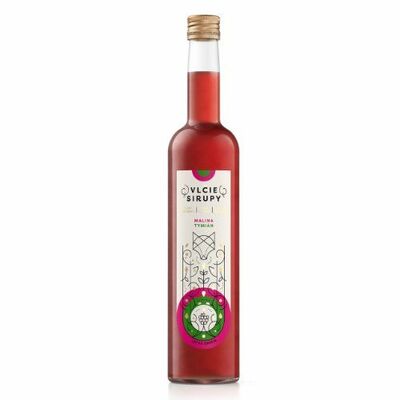 Sirup  Malina &amp; Tymian 1l Vlčie sirupy
