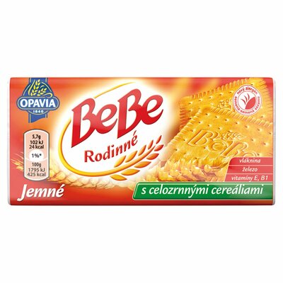 Opavia BeBe Rodinné jemné cereálne sušienky 130 g