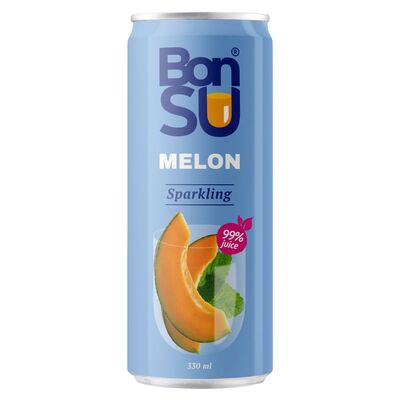BonSU® sýtený nápoj 99% melónovej šťavy 330ml*ZO