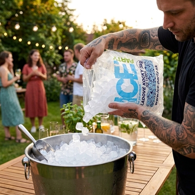 Ľad mrazený kocky 5kg Ice Party