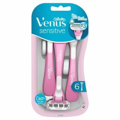 Gillette Venus Sensitive holiaci strojček 6ks
