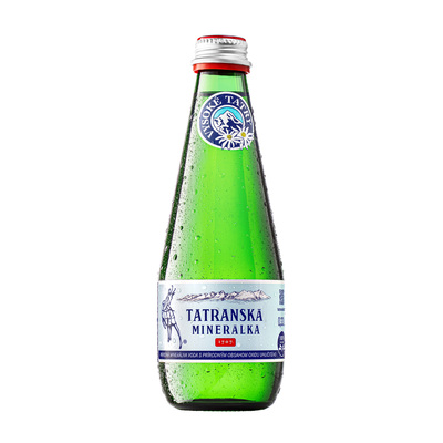 Tatranská minerálka, minerálna voda 330ml