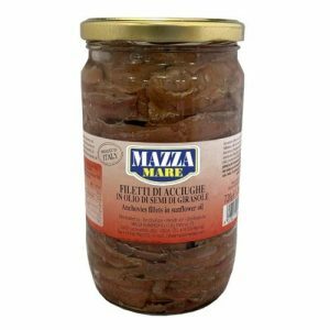 Ančovičky filety v oleji 720g Mazza