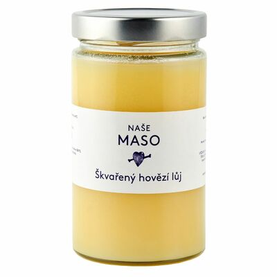 Škvarený hovädzí loj 550g Naše maso