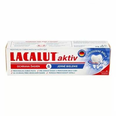 Lacalut Aktiv White zubná pasta 75ml