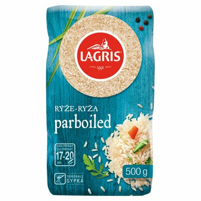 Ryža Dlhozrnná lúpaná Parboiled 500g Lagris