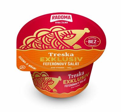 Treska Exkl. feferónový šalát 145g PRETO Žilina