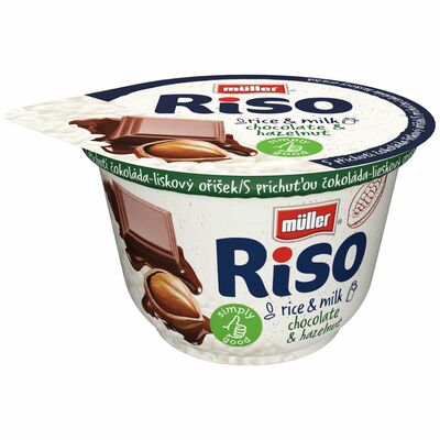 Mliečna ryža čokoláda lieskový oriešok 200g Riso