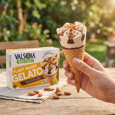 Mrazený Valsoia Kornút Kešu slaný karamel 4x120ml