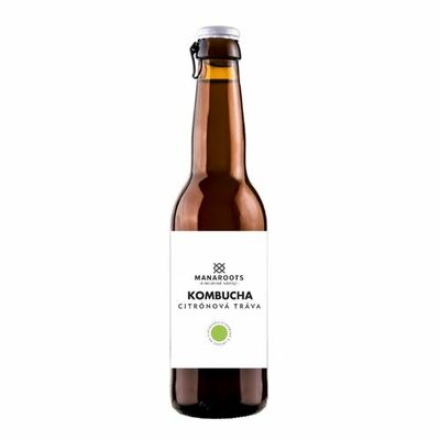 Mana Roots Kombucha Citrónová tráva limonáda 330ml