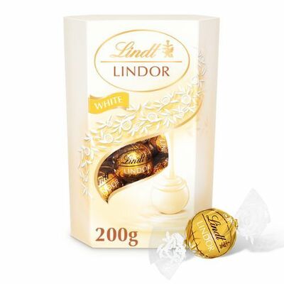 Lindt Lindor pralinky Biela čokoláda 200g