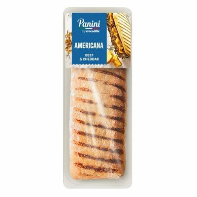 Mrazené Panini hovädzie mäso &amp; chedar 170g Crocodille