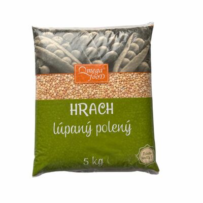 Hrach lúpaný polený 5kg Omega