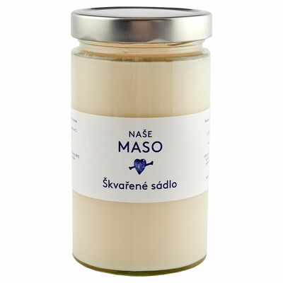 Škvarená masť 550g Naše maso