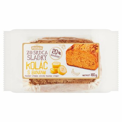 Koláč s banánmi 180g Penam