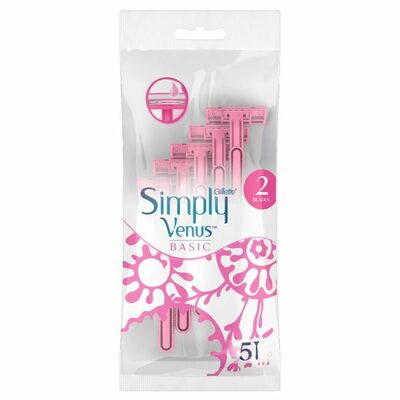 Simply Venus 3 jednorazový holiaci strojček 5ks