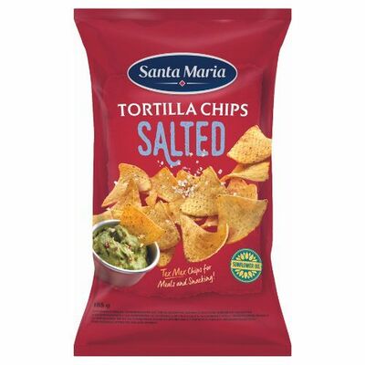 Tortilla chips solené 185g Santa Maria