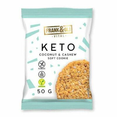 Frank&amp;Oli Keto sušienka s kokosom a kešu 50g