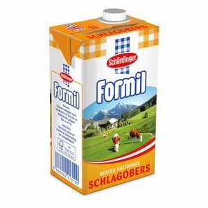 Smotana na šľahanie živočíšna 32% FORMIL 1l