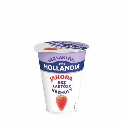 Jogurt bez laktózy jahoda 180g Hollandia