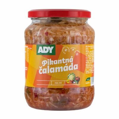 Čalamáda pikantná 720ml (620g) Ady