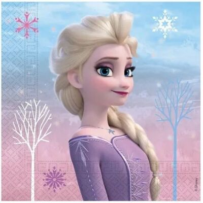 Papierové servítky Frozen 33x33cm, 20ks