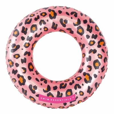 Nafukovacie koleso Leopard ružový 50cm Swim Essentials