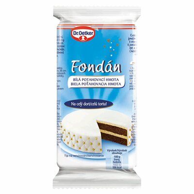 Fondán biela poťahovacia hmota 200g Dr. Oetker
