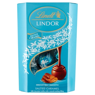 Lindt Lindor pralinky Slaný karamel 200g