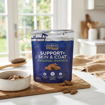 Fish4dogs Support+ Pamlsky Makrela 225g