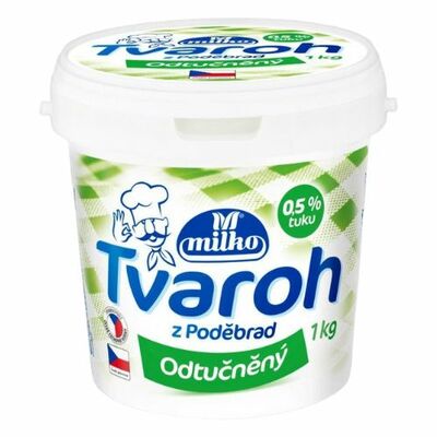 Tvaroh odtučnený jemný 1000g Milko