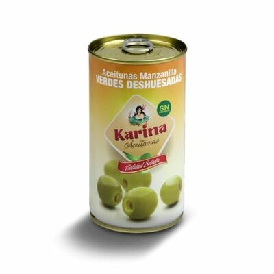 Olivy zelené celé bez kôstky 350g Karina