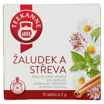 TEEKANNE Žalúdok a črevá, bylinná zmes, 20 g