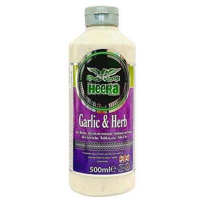 Garlic &amp; Herb omáčka 500ml Heera