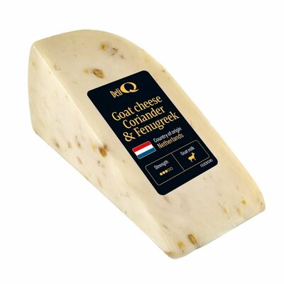 Syr kozí Koriander&amp;Senovka grécka cca 140g Deli Q