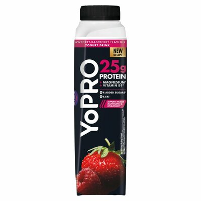 YoPro Protein nápoj jahoda - malina 300g Danone VÝPREDAJ