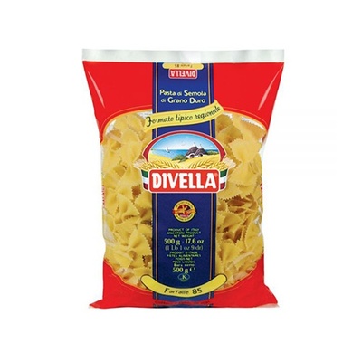 Cestoviny Farfalle (Mašle) 500g Divella