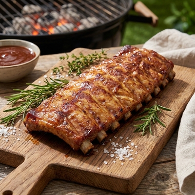 Bravčové rebrá natural sous vide 500g Beef House