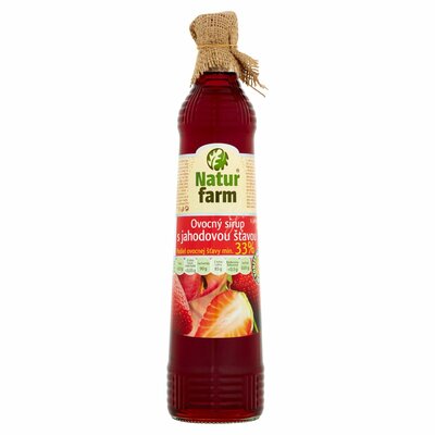 Sirup Jahodový 700ml Natur Farm