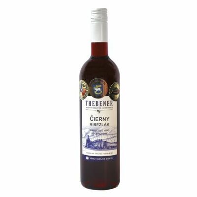 Víno ovocné Čierny ríbezlák Thebener 0,75l