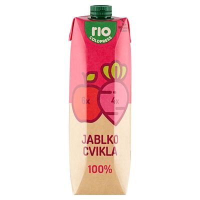Džús jablko cvikla 100% Rio Cold Press 1l