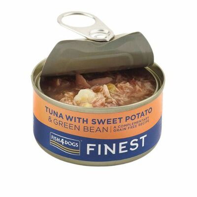 Fish4dogs Finest Konzerva Tuniak s batátmi 85g