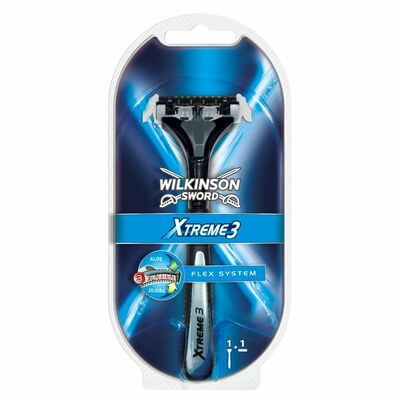 Wilkinson Xtreme3 ​​System holiaci strojček + 1 náhradná hlavica 