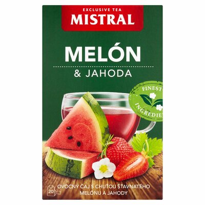 Mistral Melón &amp;amp; jahoda ovocný čaj 20x2g