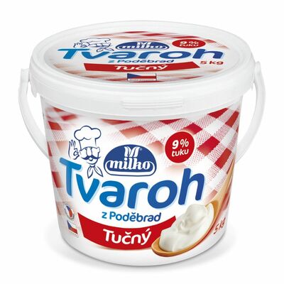 Tvaroh tučný jemný 5kg Milko