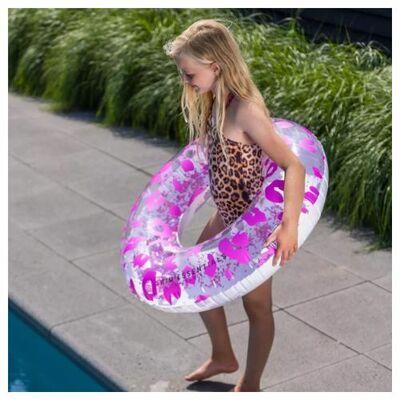 Nafukovacie koleso Leopard neónový 90cm Swim Essentials