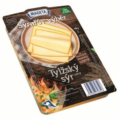 Syr Tylžský údený plátky 100g Madeta