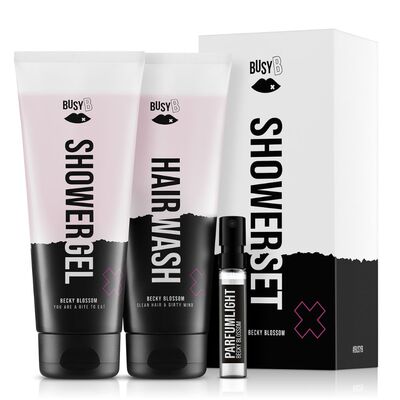 Angry Beards darčeková sada do sprchy Becky Blossom