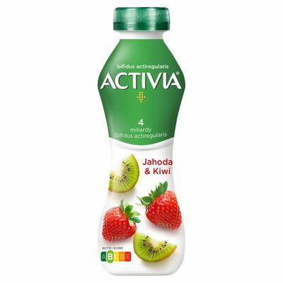 Activia jogurtový nápoj jahoda a kiwi 280g Danone