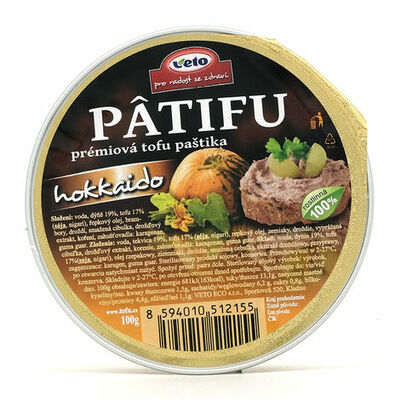 PÂTIFU Tofu paštika Hokkaido 100g Veto Eco